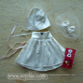 Robe en peluche blanche